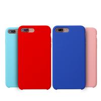 15 Colors High Quality Soft Microfiber Liquid Silicone Phone Case for Iphone 8 PC0002