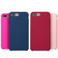 15 Colors Original Liquid Silicone Phone Case for IPhone 7Plus PC0002